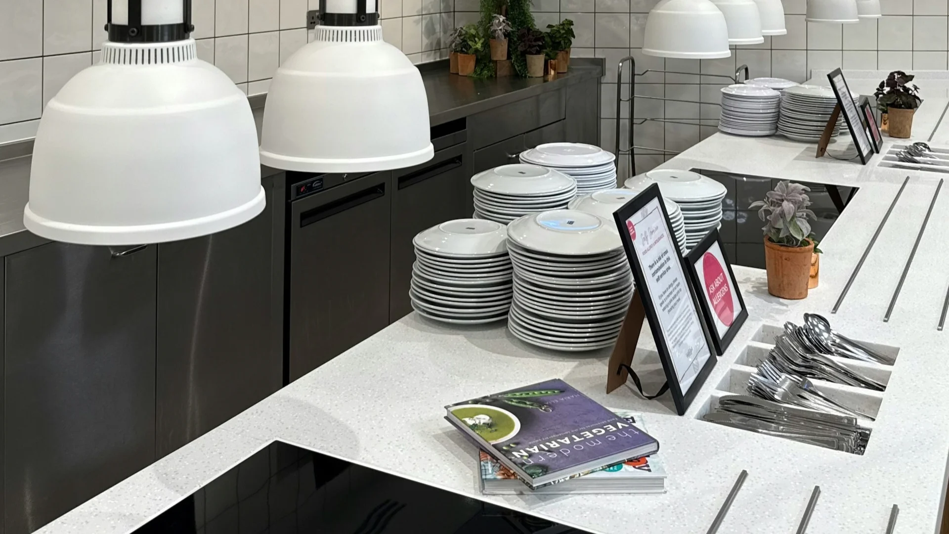 Commercial restaurant kitchen equipment included in a business sale